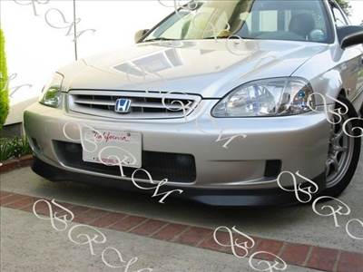 PRORACING Civic VI Facelift első lökhárító diffúzor ABS