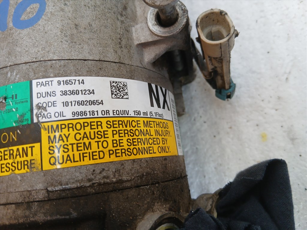 Opel Meriva A 2003-2010 Klíma kompresszor     9165417 3. kép