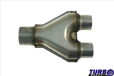 TurboWorks Y-cső elosztó rozsdamentes 2,25-2,5"