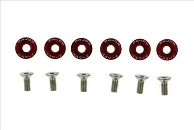 MTUNING JDM piros dekorációs csavarok M8x1.25 15mm