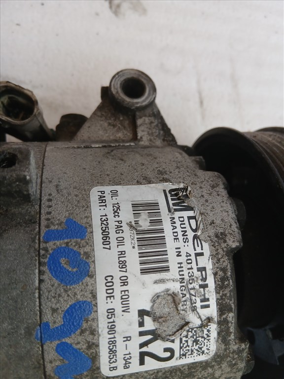 Opel Astra J 2009-2015 Klíma kompresszor     13250607 6. kép