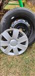  15" használt lemezfelni, rajta 185/60 használt Hankook téli gumi gumi 