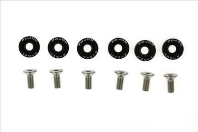 MTUNING JDM Fekete M8x1.25 15mm dekoratív csavarok (6 db)