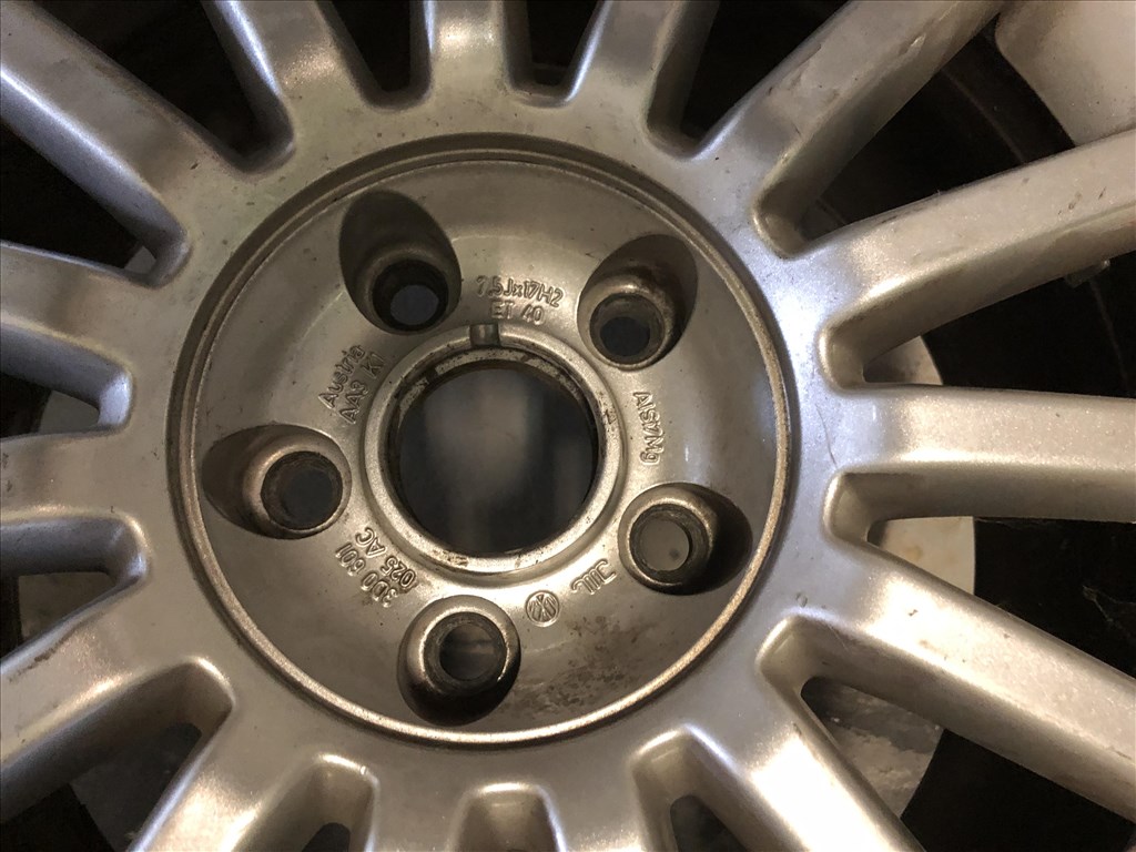 Volkswagen Phaeton gyári 7,5X17-es 5X112-es ET40-es könnyűfém felni garnitúra eladó 5. kép