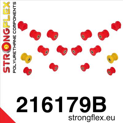 STRONGFLEX HÁTSÓ FELFÜGGESZTÉS SZILENT KÉSZLET  Subaru BRZ Toyota GT86 Scion FR-S