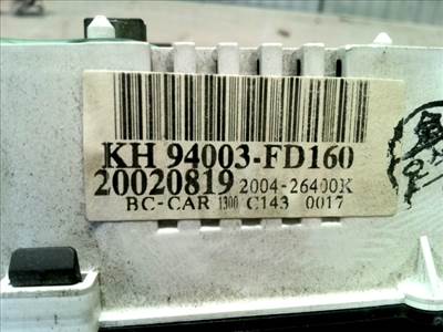 KIA RIO 2000.04-2005.06 Kilóméteróra