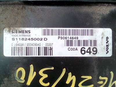 VOLVO V40 Motorvezérlő egység ECU PCM modul