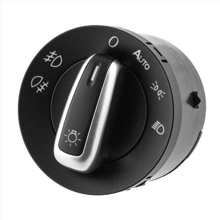 VW Golf V Plus világítás kapcsoló (króm, AUTO) 2005- 1. kép