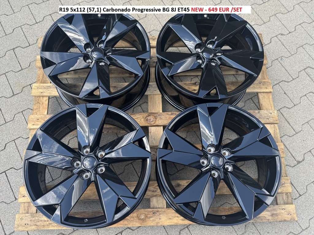 R19 5x112 (57,1) Carbonado Progressive BG 8J ET45 8x19 19" 19col új alufelnik felnik 1. kép