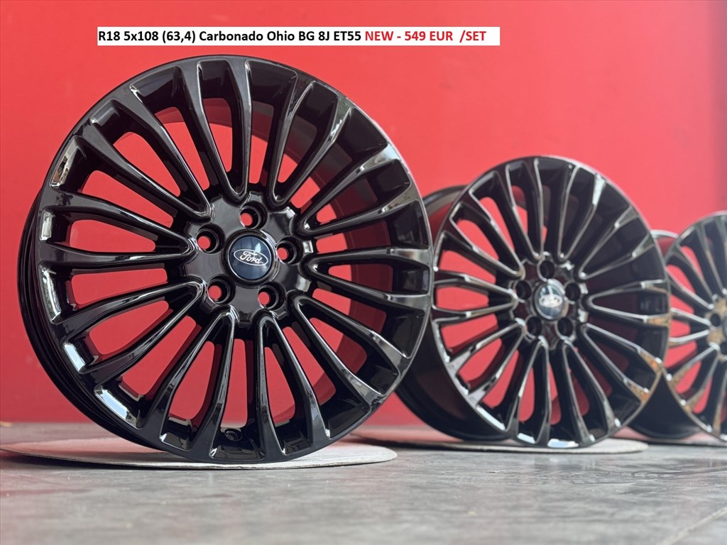 R18 5x108 (63,4) Carbonado Ohio BG 8J ET55  új alufelnik felnik 18" 18col 8x18  1. kép
