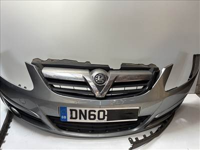 723 Opel Corsa D 2006-2014 első Lökhárító Szürke Z163 13211462