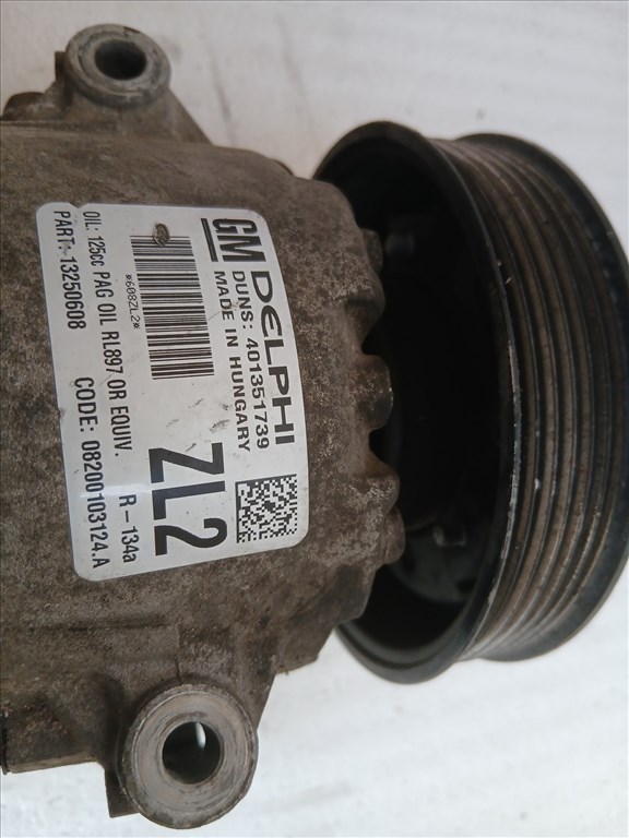 Opel Astra J 2009-2015 Klíma kompresszor     13250608 3. kép
