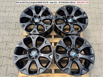 R19 5x120 (74,1) Original BMW X5 E70 style 211 - 9J ET48 gyári felnik