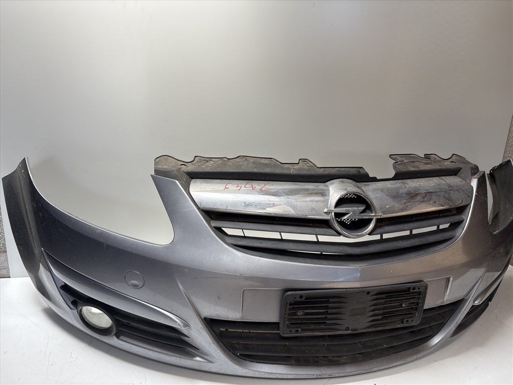 6348 Opel Corsa D 2006-2014 első Lökhárító Szürke z163 13211462 2. kép