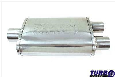 TURBOWORKS LT 409SS 355mm középső kipufogó 63,5-57mm