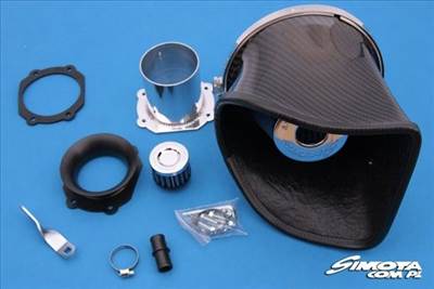 Simota Carbon CF620-4 légszűrő rendszer Honda Civic Type-R, CR-V, Acura RSX Type-S 2.0 01-06 karbon szálas Aero Form