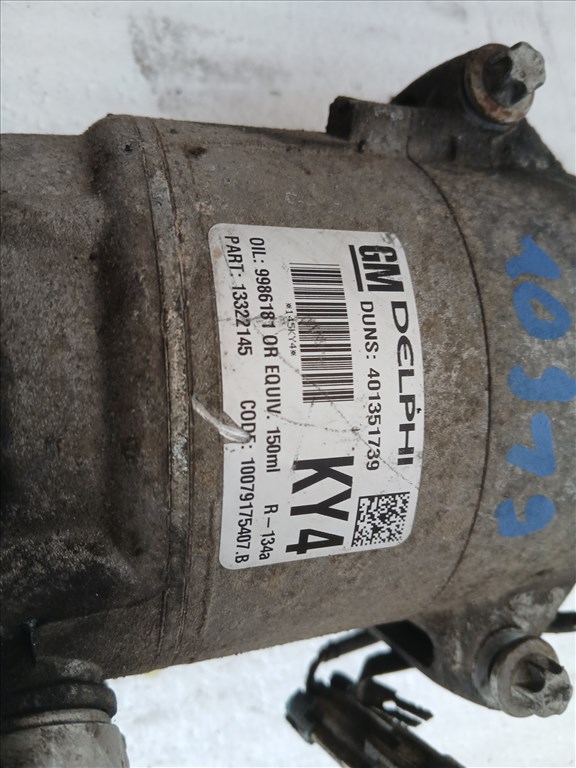 Opel Meriva A 2003-2010 Klíma kompresszor     13322145 3. kép