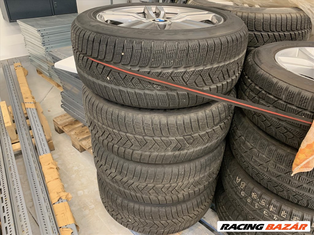 19" gyári M-Sport style 623 alufelni 255/50 Pirelli téli kerék garnitúra BMW X5 X6 F15 F16 E71 E70 7. kép