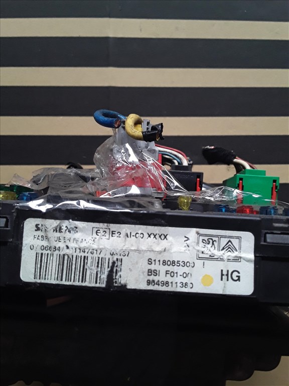 Citroen C3 1.4 HDI ECU Szett Siemens SID804 4. kép