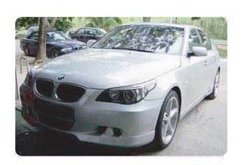 PRORACING Diffúzor BMW 5 E60 első lökhárító PU