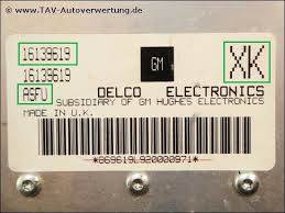OPEL CORSA A 90-93 Motorvezérlő egység ECU PCM modul