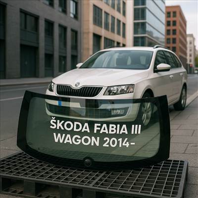 Škoda Fabia III Wagon 2014 hátsó szélvédő 6V9845049