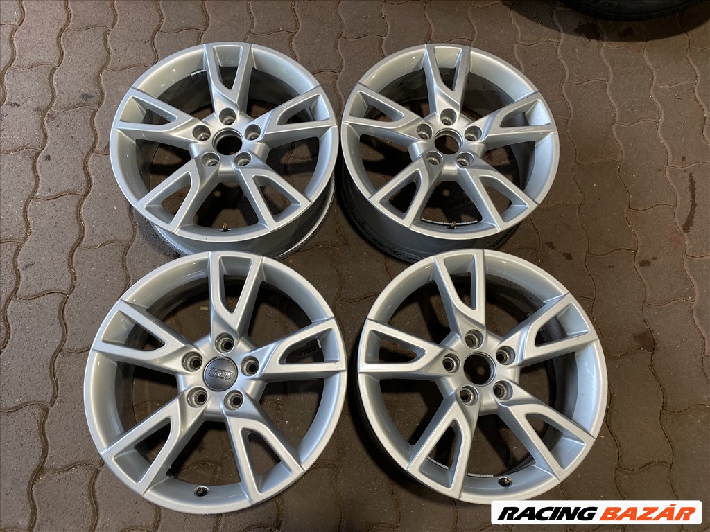 (2621)   Audi 17 gyári alufelni felni, 5x112, A4 A6 3. kép