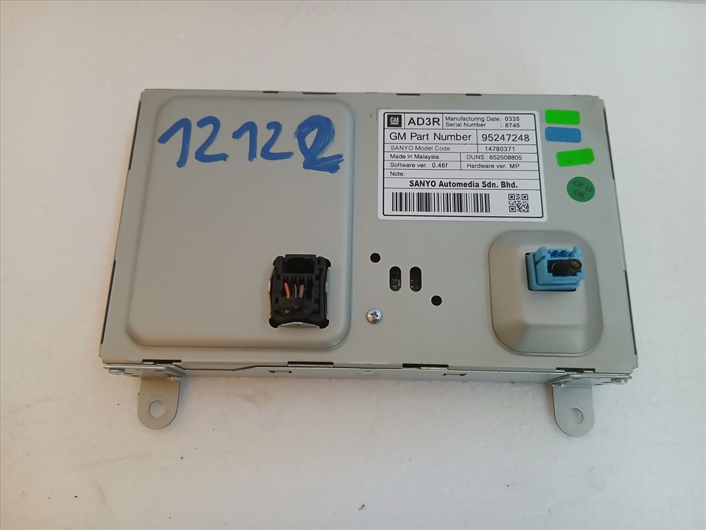 Opel Astra J 2009-2015 Infócenter, Közép kijelző   95247248 3. kép