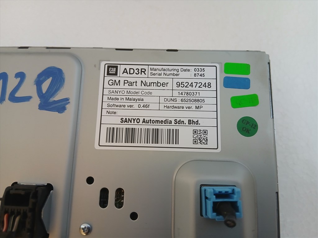 Opel Astra J 2009-2015 Infócenter, Közép kijelző   95247248 4. kép