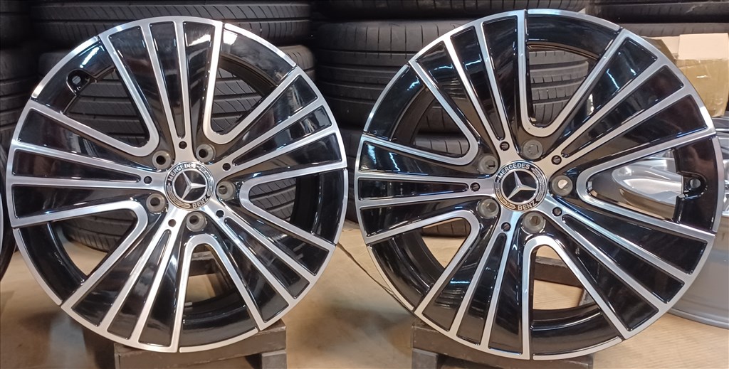 Gyári Mercedes W214 E klasse alufelnik 5x112 8x18 ET32,5 4db 5. kép