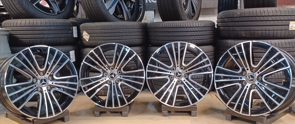 Gyári Mercedes W214 E klasse alufelnik 5x112 8x18 ET32,5 4db 6. kép