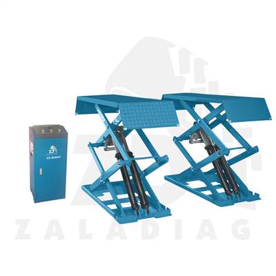 Ollós emelő, talajra helyezhető, 4 t