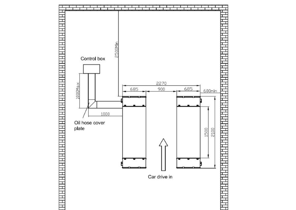Ollós emelő, talajra helyezhető, 4 t 4. kép