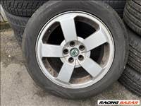 Skoda gyári 6,5X16-os 5X100-as ET42-es könnyűfém felni garnitura eladó