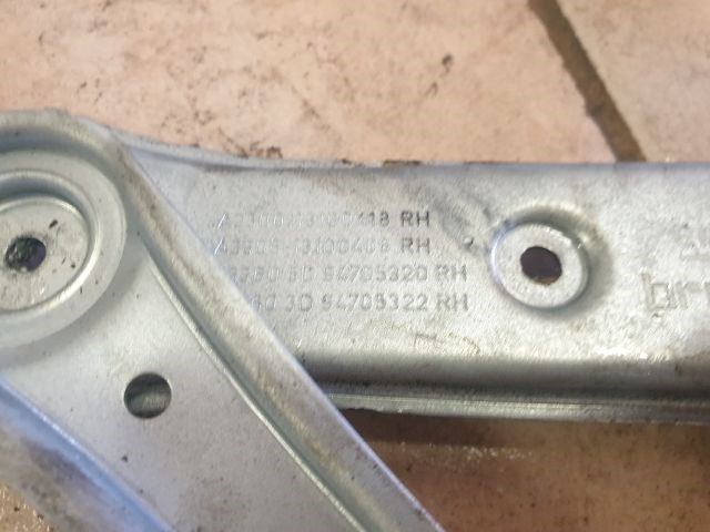 Opel Astra H Jobb első ablakemelő  13100418 3. kép