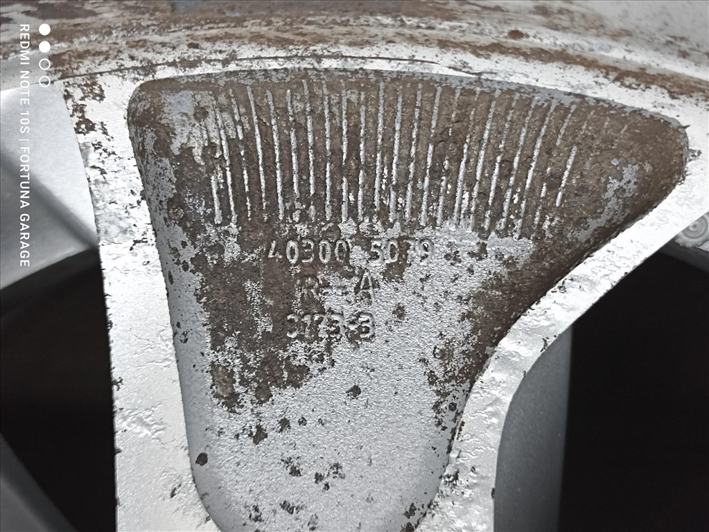 4x100 16" Renault 'Aerotronic' használt alufelni garnitúra +TPMS 8. kép