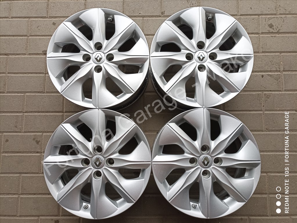 4x100 16" Renault 'Aerotronic' használt alufelni garnitúra +TPMS 1. kép