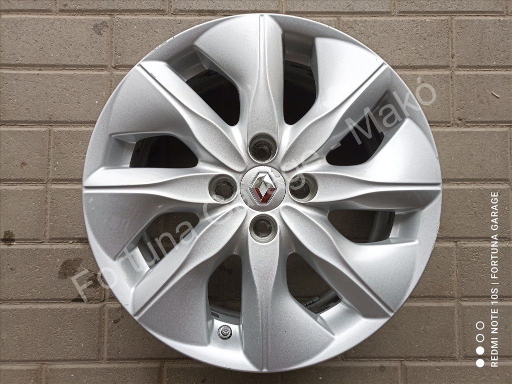 4x100 16" Renault 'Aerotronic' használt alufelni garnitúra +TPMS 3. kép