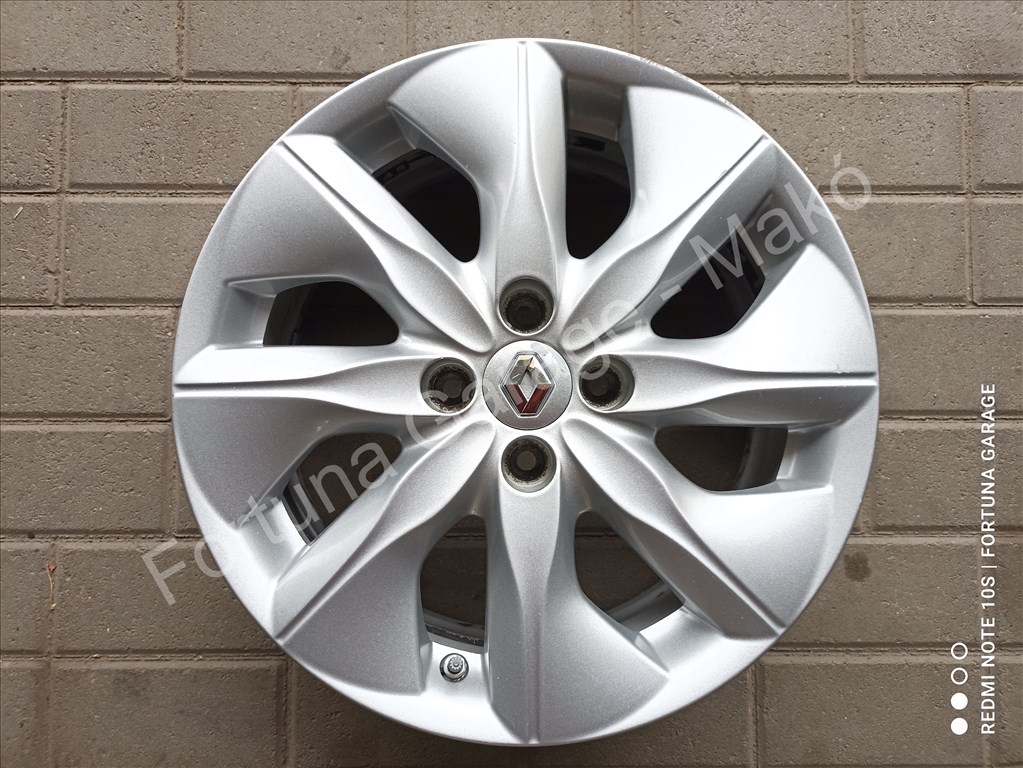 4x100 16" Renault 'Aerotronic' használt alufelni garnitúra +TPMS 4. kép