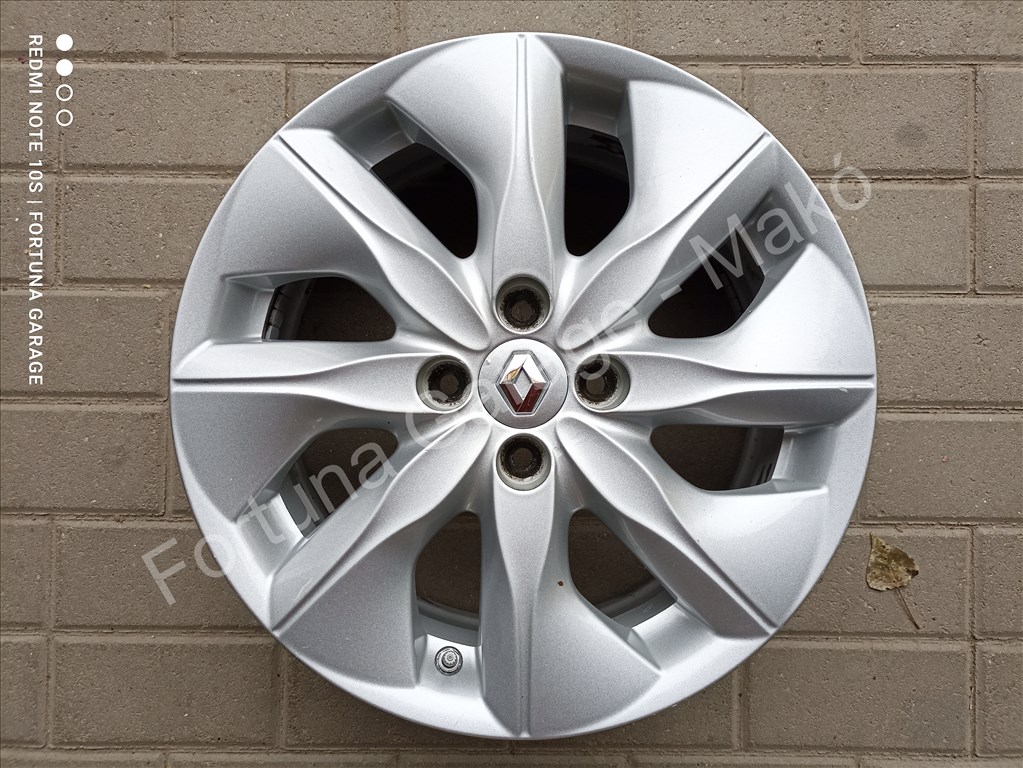 4x100 16" Renault 'Aerotronic' használt alufelni garnitúra +TPMS 5. kép