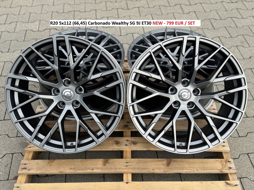 R20 5x112 (66,45) Carbonado Wealthy SG 9J ET30 új alufelnik felnik 9x20 20col 20"  1. kép