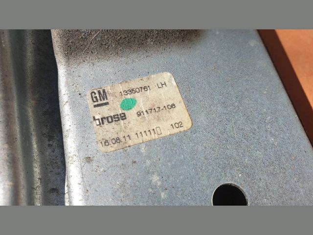Opel Astra J Bal hátsó ablakemelő  13350761 3. kép