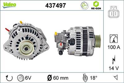 generátor VALEO 746007 for ISUZU, OPEL, VAUXHALL, HITACHI, …