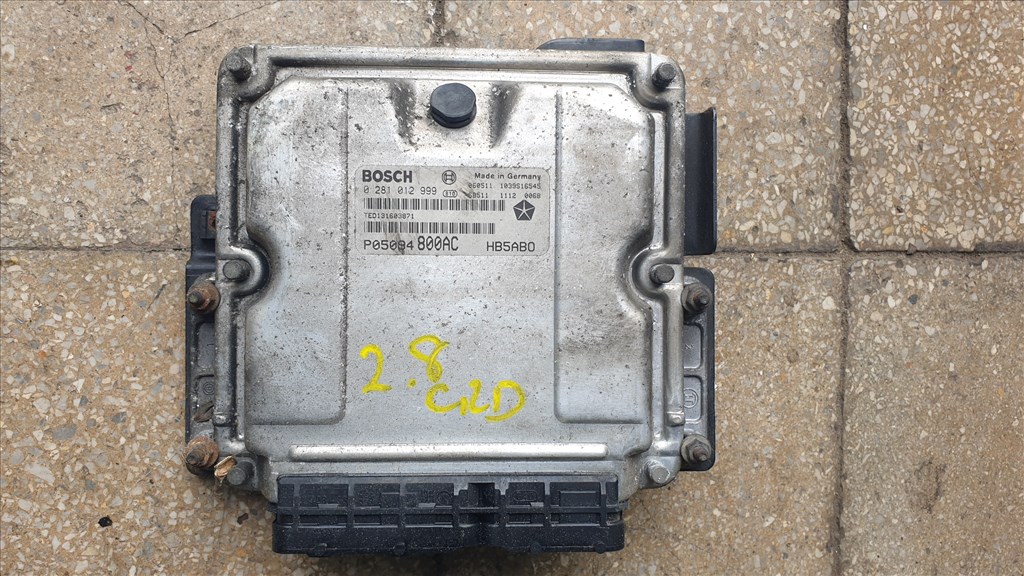 Chrysler Voyager 2.8 CRD motorvezérlő  0281012999 1. kép
