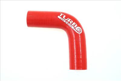 TURBOWORKS szilikon szűkítő könyök piros 90° 25-38mm