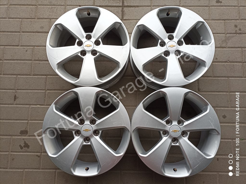 5x105 17" Chevrolet használt alufelni garnitúra 1. kép