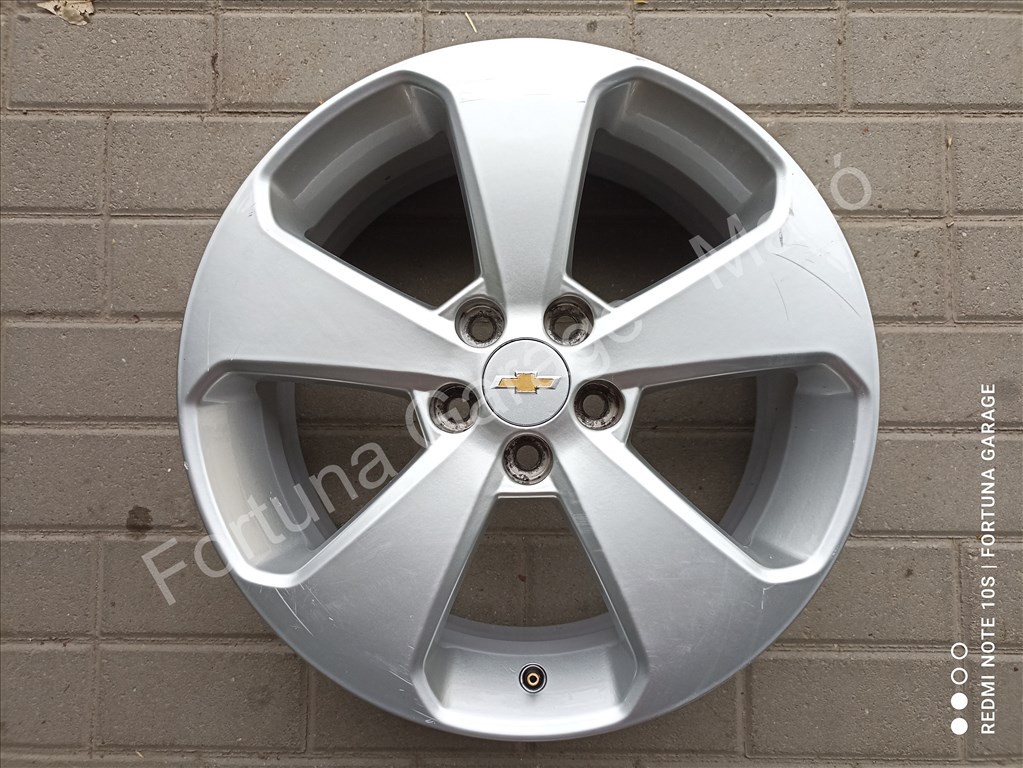 5x105 17" Chevrolet használt alufelni garnitúra 5. kép