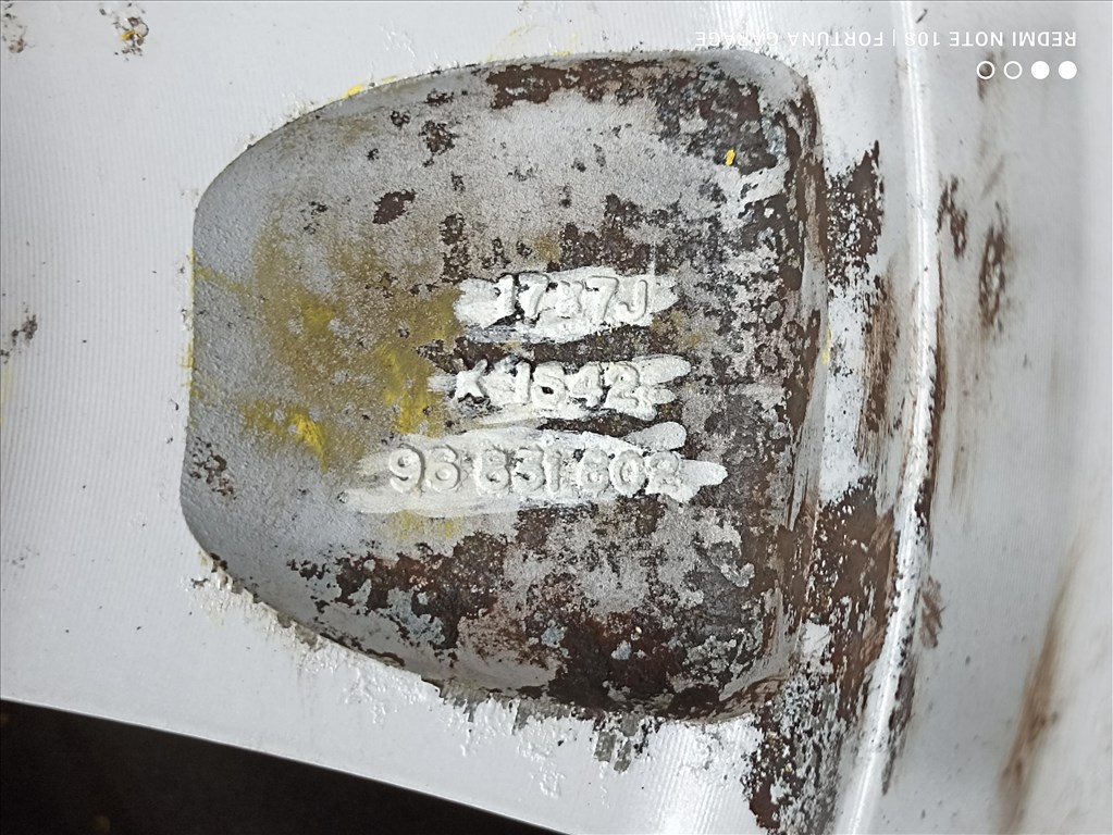 5x105 17" Chevrolet használt alufelni garnitúra 7. kép