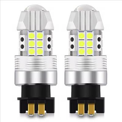 PW24W LED izzó égő Jégfehér - Hideg fehér 6500K Canbus 2db-os készlet✔️ N10776301