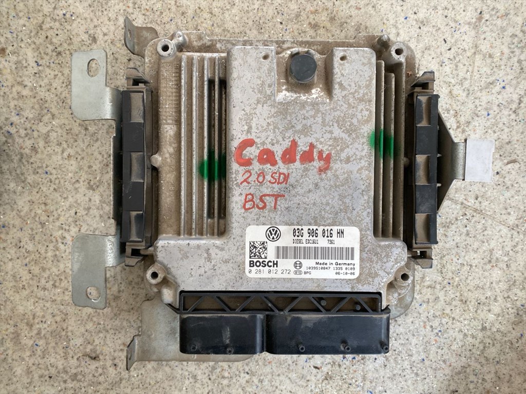 Volkswagen Caddy III Life 2.0 SDI ECU  bst03g906016hn 0281012272 1. kép